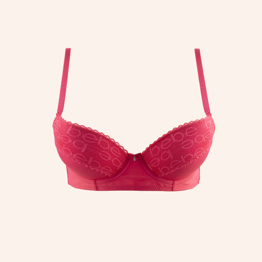 Allover Brand Mesh Contour Bra