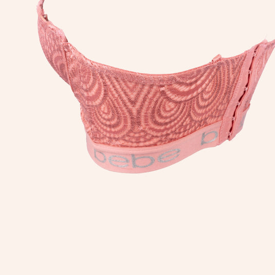 Bebe Lace Strapless Bustier