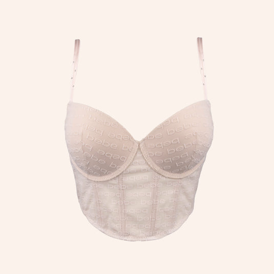 Bebe Longline Lace Bra