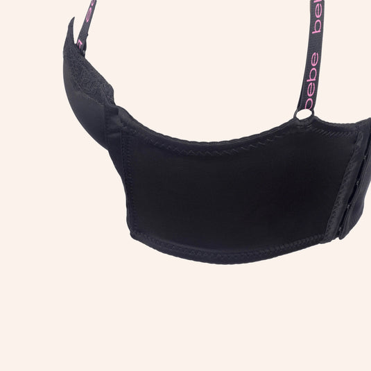 Bebe Longline Satin Bra