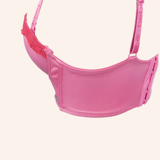 Bebe Longline Satin Bra