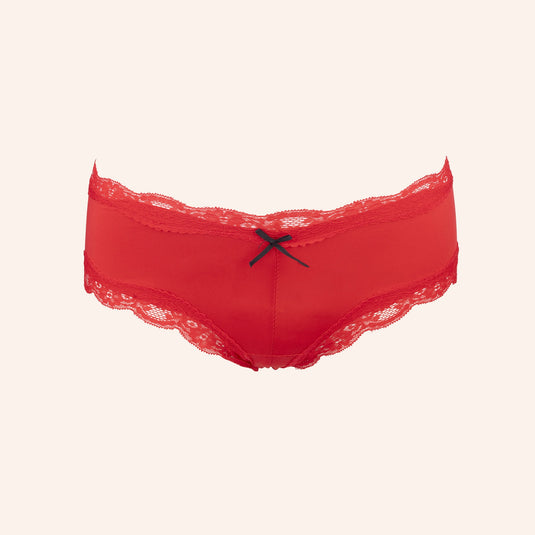 Eyelash Lace Trim Cheeky Hipster