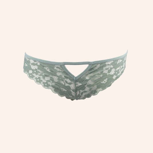 Front-Keyhole Lace Brief