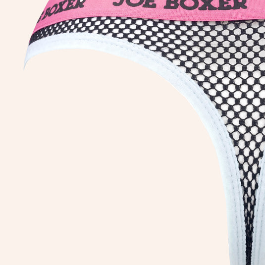 Joe Boxer Fishnet String Thong