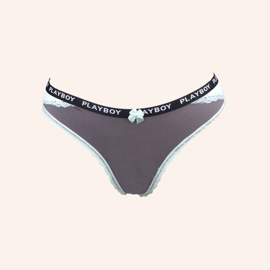 Playboy Low-Rise Mesh Bikini Brief