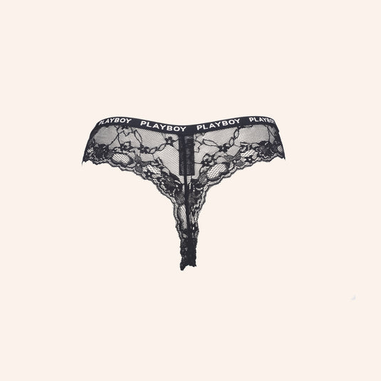 Playboy Low-Rise Mesh Bikini Brief