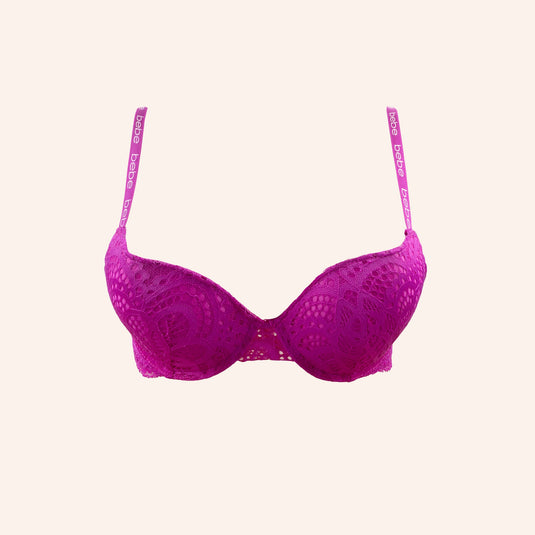 bebe Push-Up Lace Bra