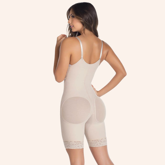 Short Full Girdle With Cotton