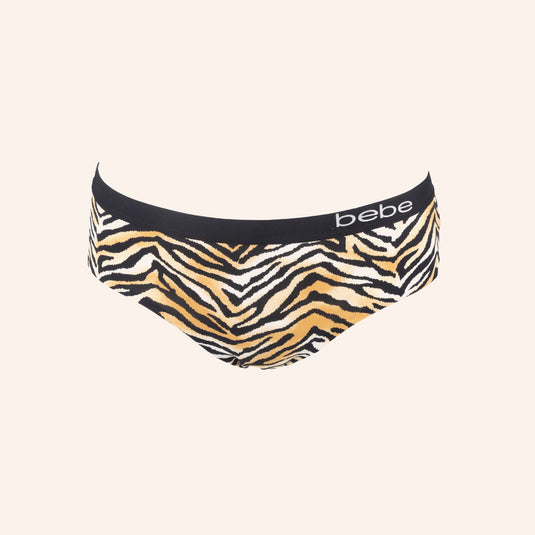 bebe Animal Print Comfort Hipster