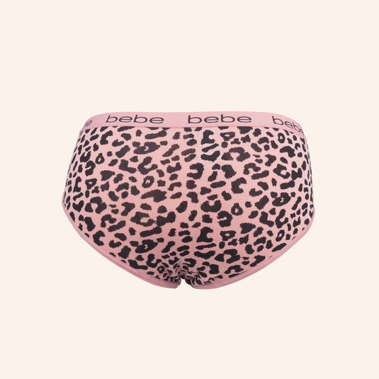 bebe Bikini Leopard Print Panty