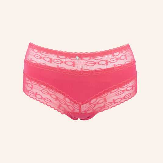 bebe Burnout Mesh Boy Shorts