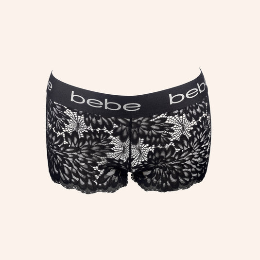 bebe Floral Lace Boyshorts