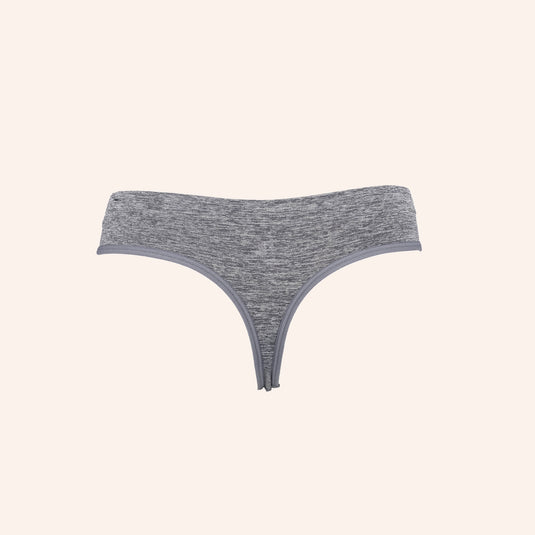 bebe Laser-Cut Seamless Thong