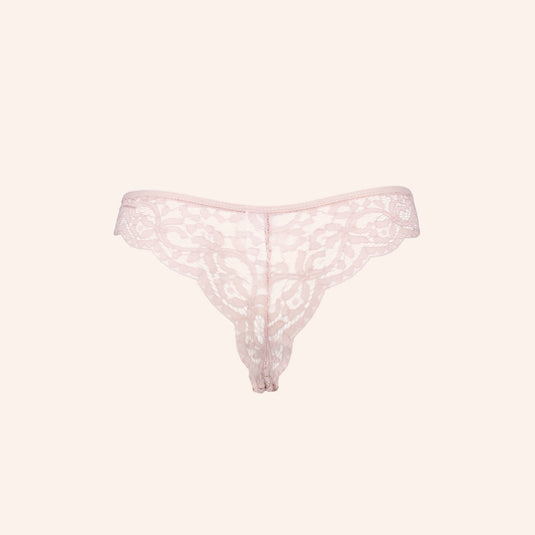 All-Over Lace Cheeky Thong