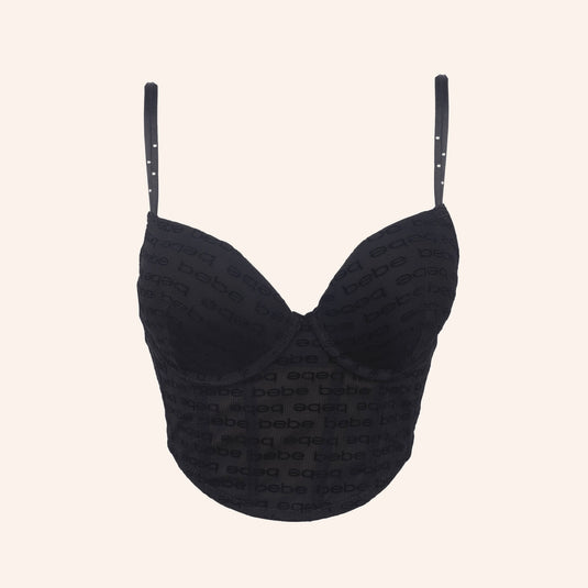 Bebe Longline Lace Bra