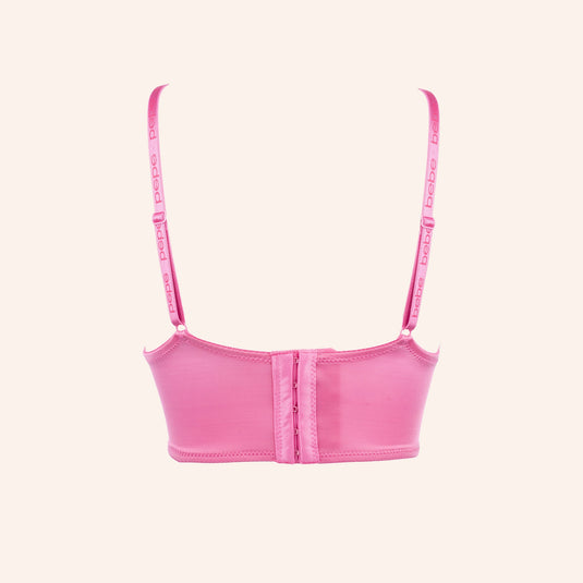 Bebe Longline Satin Bra