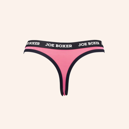 Joe Boxer Classic Logo Band String Thong
