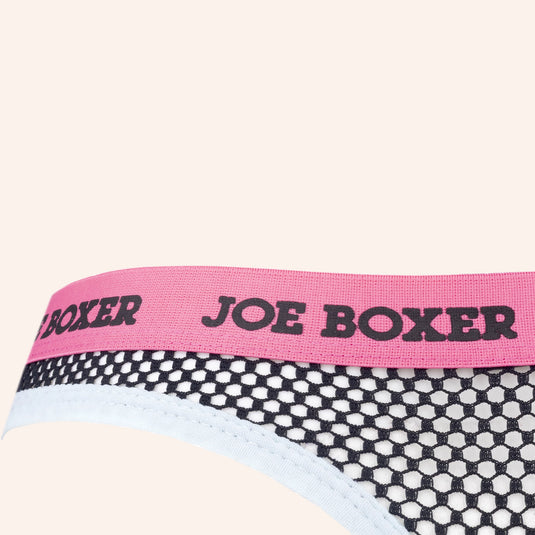 Joe Boxer Fishnet String Thong