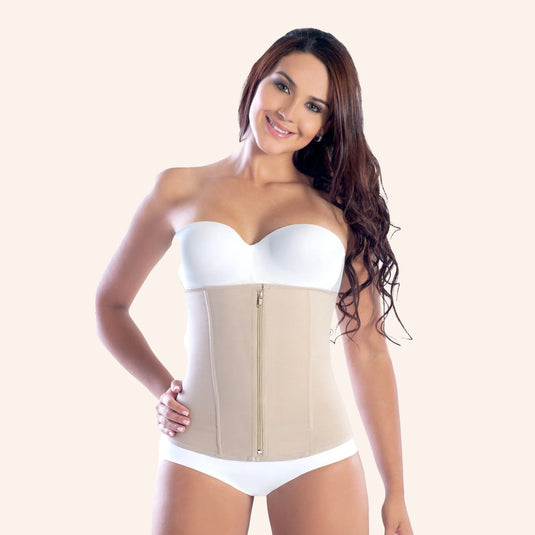Long Waist Cincher With Zipper