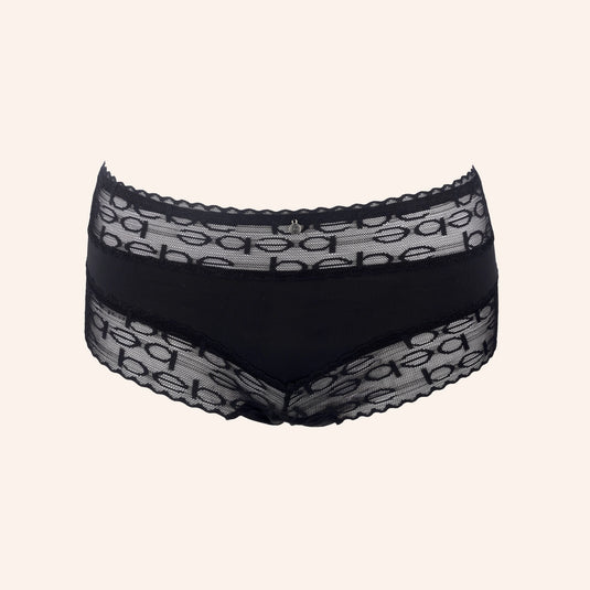 bebe Burnout Mesh Boy Shorts
