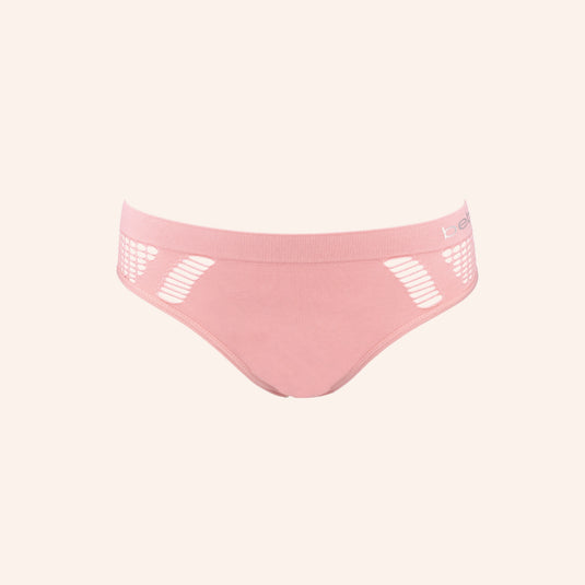 bebe Laser-Cut Seamless Thong