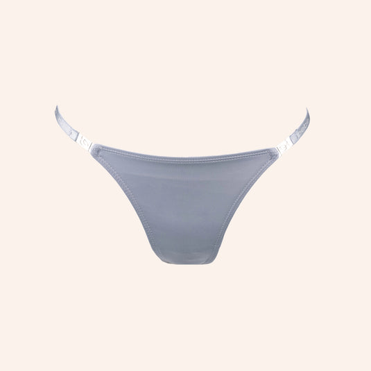 bebe Logo String Microfiber Thong