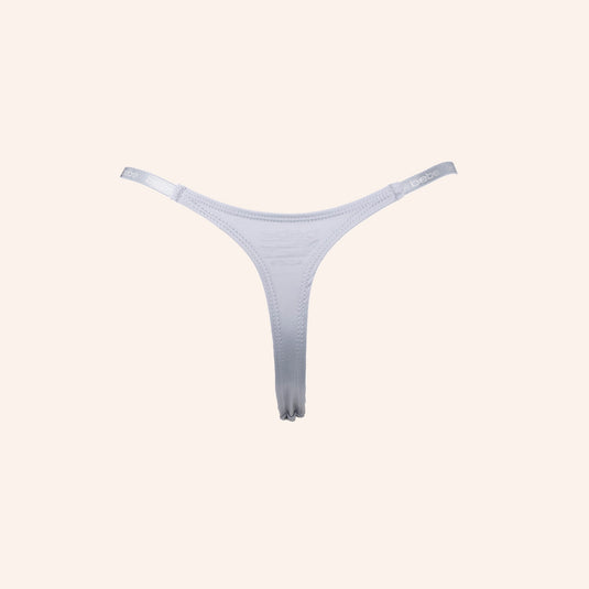 bebe Logo String Microfiber Thong